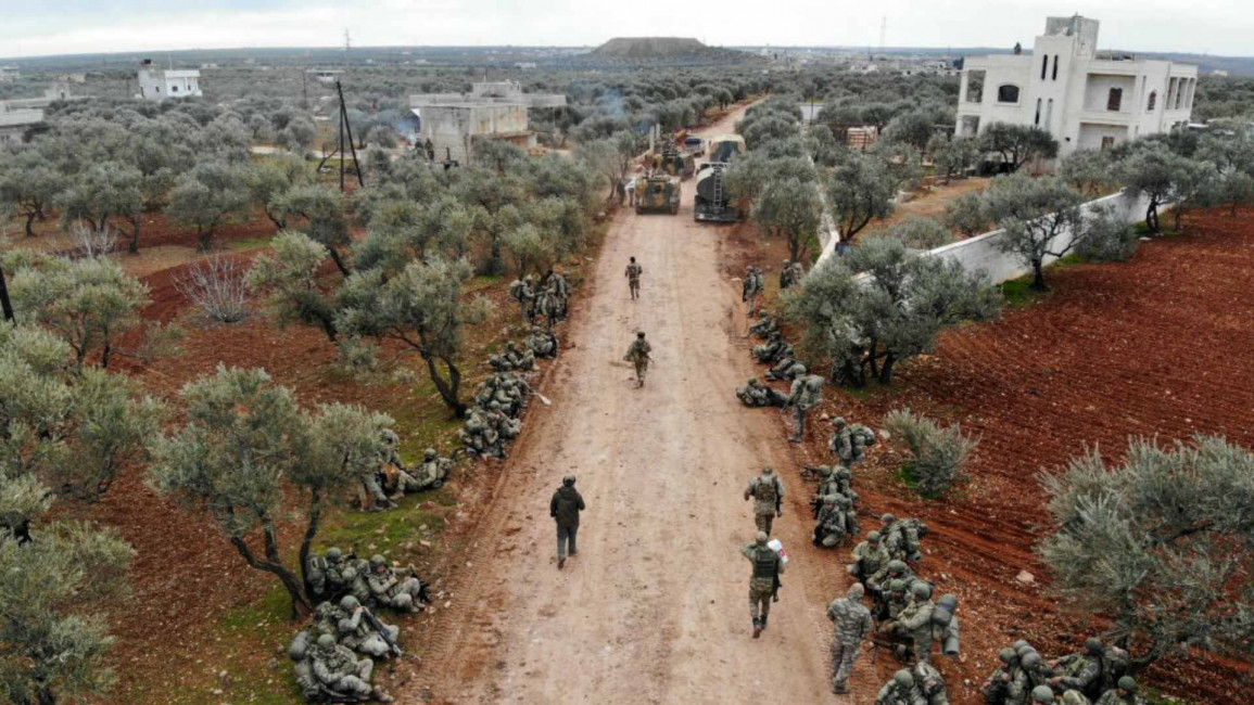 Turkish soldiers Qaminas - Getty