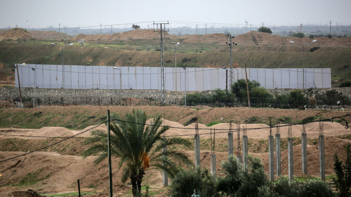 Gaza border wall Egypt - Getty
