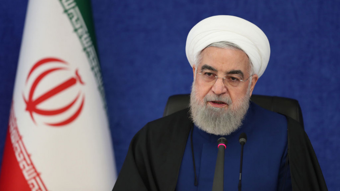 Rouhani Speaking [Getty]