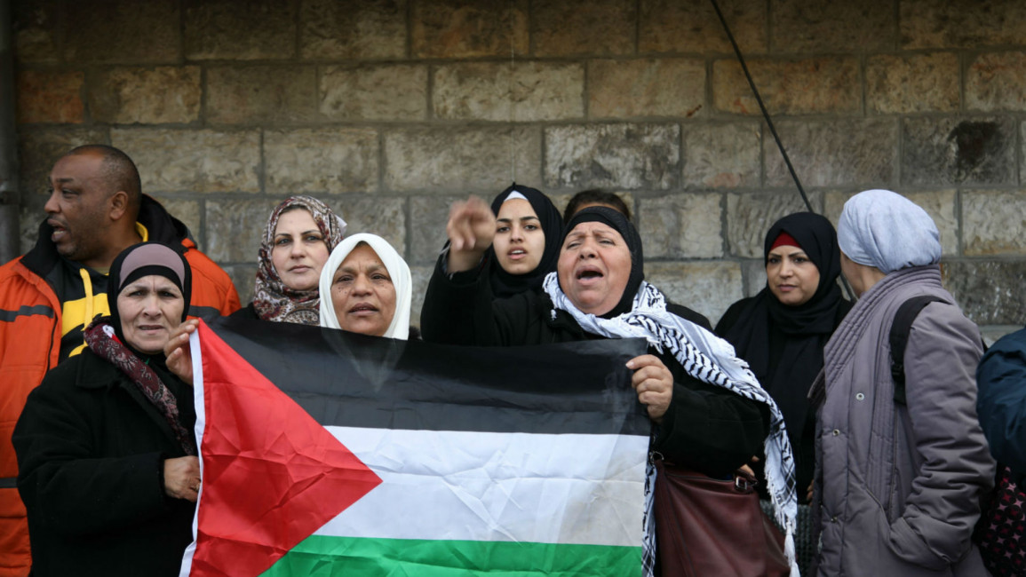 ]West Bank Palestinians protest Trump's Jerusalem move [Getty