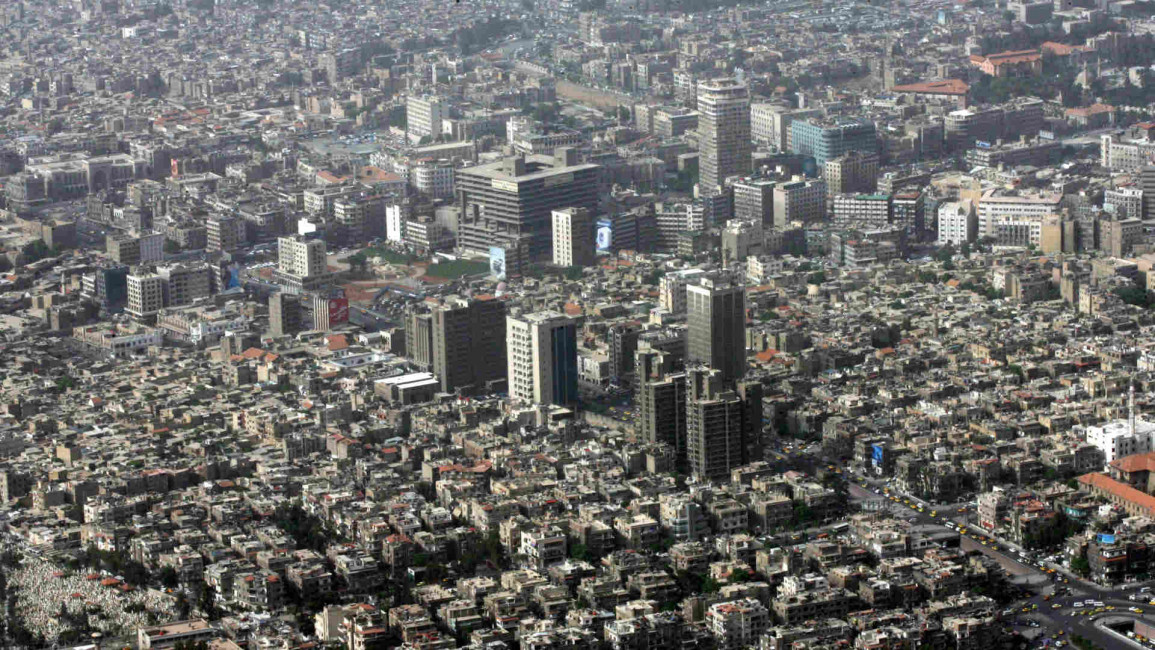 damascus from above