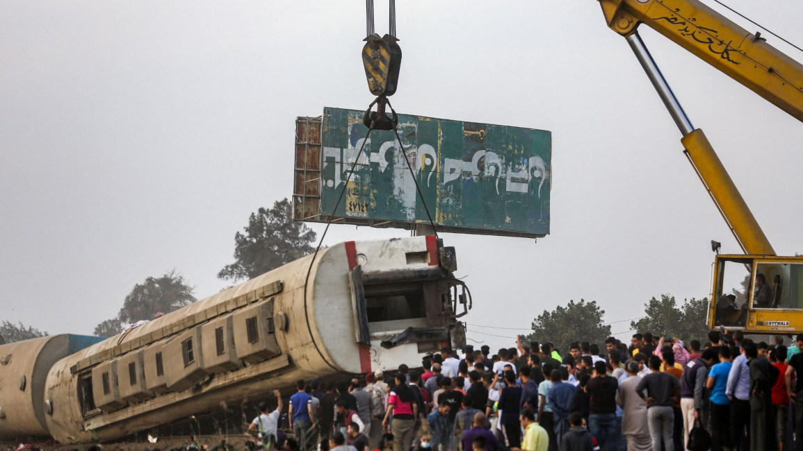 Egypt train accident 