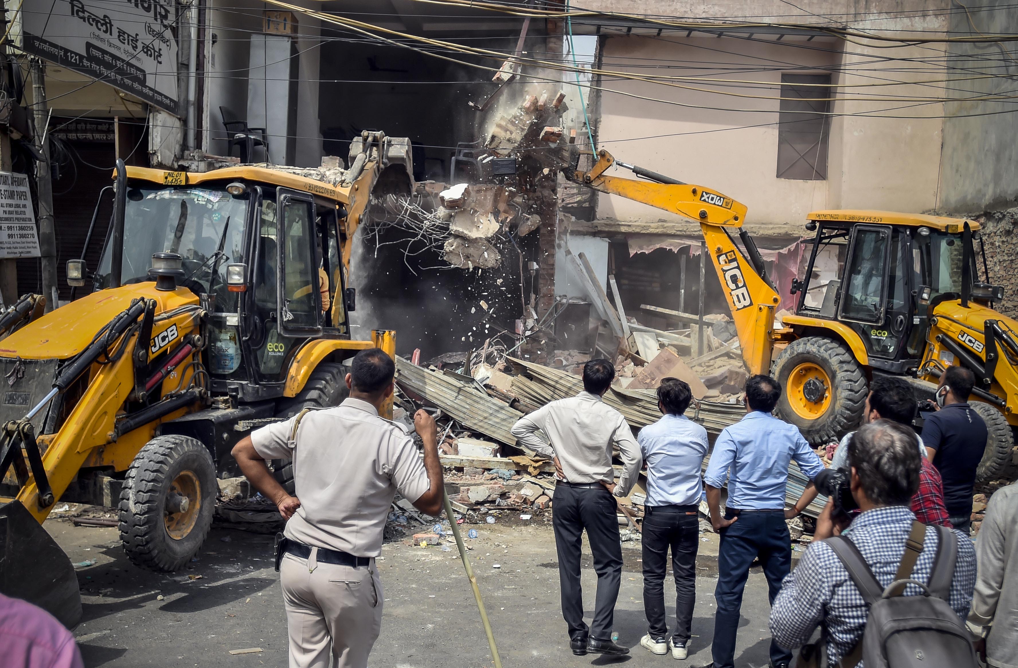 Indian authorities demolish Muslim protester homes