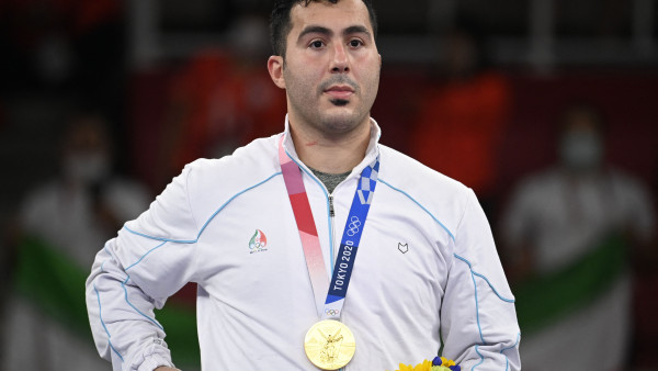 iran-s-ganjzadeh-wins-olympic-gold-in-men-s-75kg-kumite