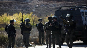 Israeli forces Al-Arroub north Hebron Getty