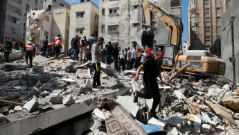Gaza destroyed building