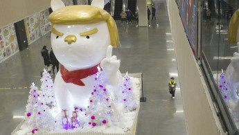 Chinese statue Trump - getty