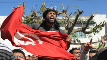 Tunisia Revolution Anadolu