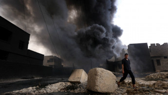Fire Mosul - AFP