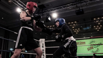  visually impaired hijabi boxer