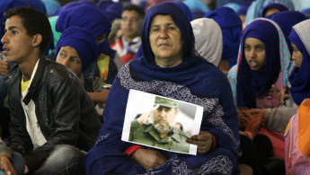 Sahrawi women mourn Fidel Castro - Jalil Mohamed