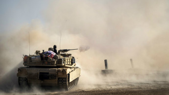 Mosul tanks -- AFP