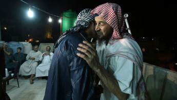 english site maqdisi hugging a dude getty