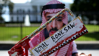 MbS protester white house