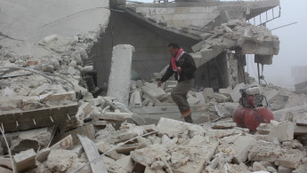 Aleppo bombardment