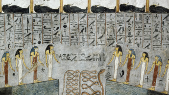 ancient Egyptian sarcophagus