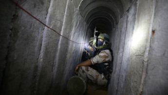 english site palestinian islamic jihad gaza tunnel getty