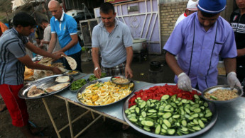Baghdad food business [AFP]