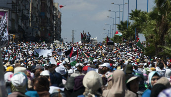 Morocco Gaza protest anadolu