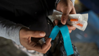 heroin addict -- AFP