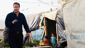 David Cameron refugees Lebanon