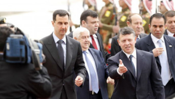 Assad and King Abdullah [Getty]