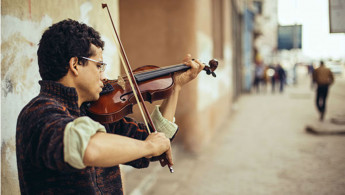 Ramadan the violinist Alexandria Egypt [Ahmed al-Anany]