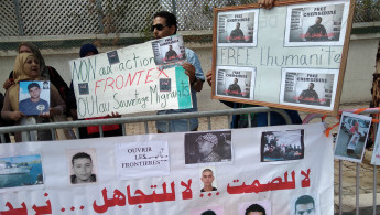  Tunisian protests for missing migrants