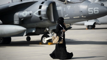 Saudi woman army plane - Getty