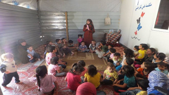قصص للأطفال في مخيم الزعتري بالأردن (العربي الجديد)