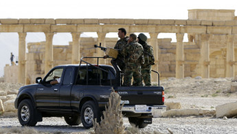 Palmyra soldiers AFP