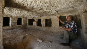 Roman tombs discovered in Idna, hebron - getty
