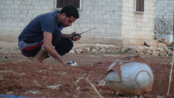 Cluster bomb Syria