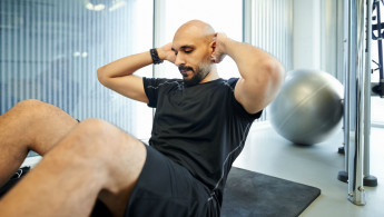 Muslim man working out [Getty]