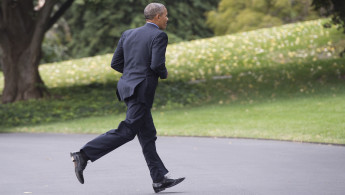Obama running AFP
