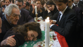 gebran tueni funeral lebanon AFP