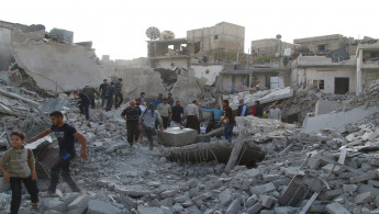 Aleppo destruction Anadolu