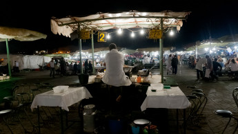 Morocco market stall