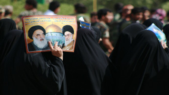 Sistani and Khamenei AFP