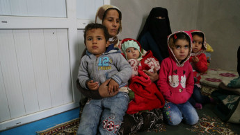 Syrian refugees and their children in Turkey [Anadolu]