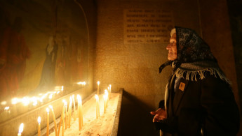 Christians Syria -- AFP