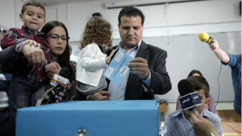 Ayman Odeh, United Arab List, Israeli elections (AFP)