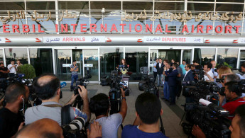 Erbil airport AFP