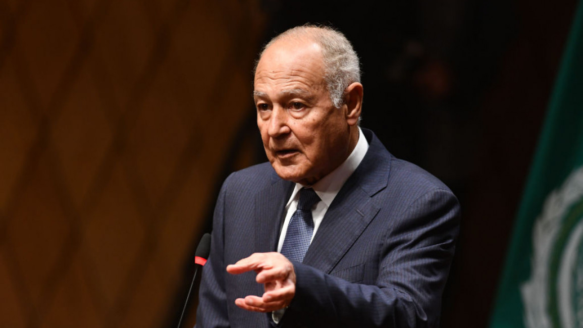 Ahmed Aboul Gheit, the secretary-general of the Arab League.