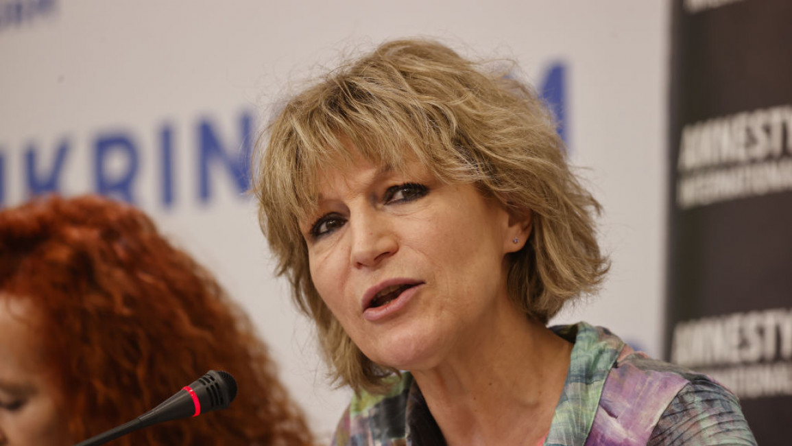 Agnès Callamard, the secretary general of Amnesty International.