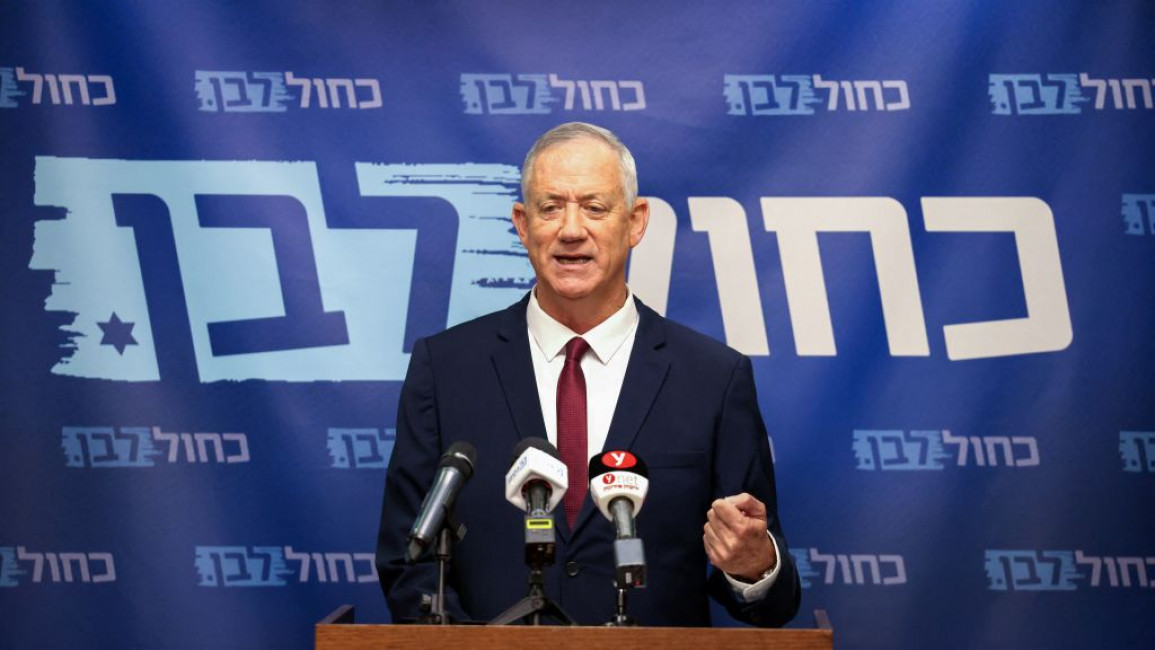 Benny Gantz, Israel's defence minister.