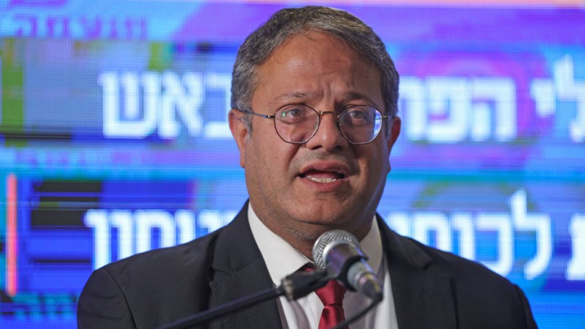 Itamar Ben-Gvir, an extremist Israeli politician