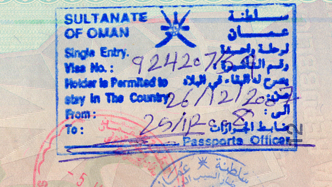 Entry Visa Valid in Oman