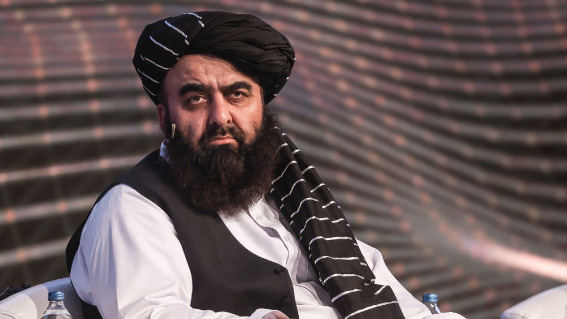 Acting Taliban Foreign Minister Amir Khan Muttaqi