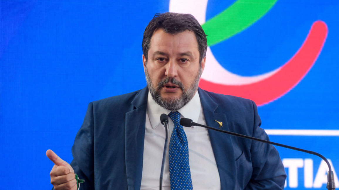 Matteo Salvini, leader of Italy's Lega party.